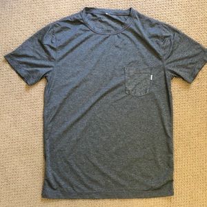 Vuori Tradewinds Performance Tee Heather Gray S